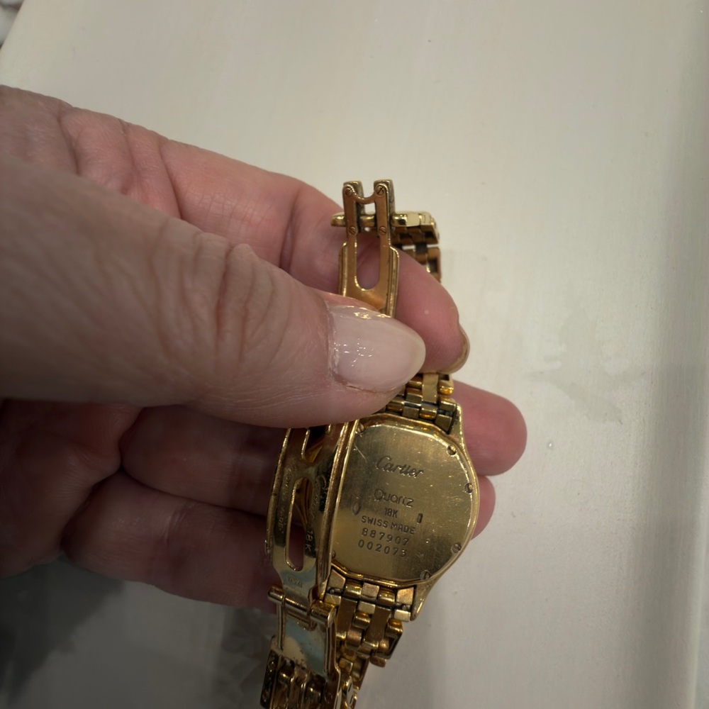 Cartier Gold Women's Panthere Watch with Crystal Details - Picture 7 of 10
